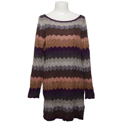 Jurk (Lila, Meerkleurig) van Missoni Lindex Viscose