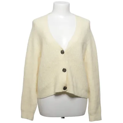 Cardigan (Beige) fra Ganni Alpacauld, Elastan, Polyamid