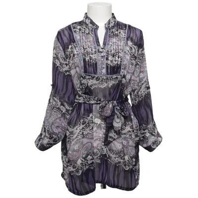 Blouse (Purple, White, Black) from BOBOMEE