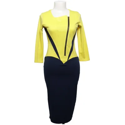 Robe (Jaune, Bleu) de Oxiuli Fashion Coton, Polyester