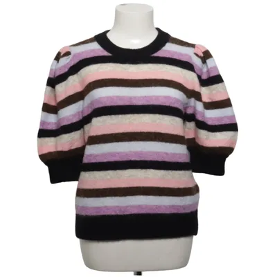 Trui (Zwart, Roze, Lila) van Gestuz Alpacawol, Elastaan, Gerecycled polyester