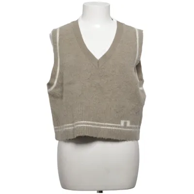 Slipover (Beige, Hvid) fra J.Lindeberg Alpacauld, Elastan, Polyamid