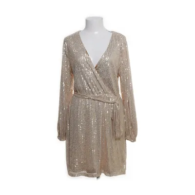 Cocktail dress (Beige, Gold) from NLY Trend Polyester