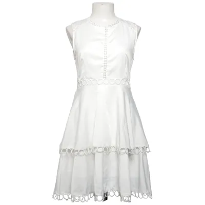Kleid (Weiß) von Lovie&Co Elasthan, Polyester