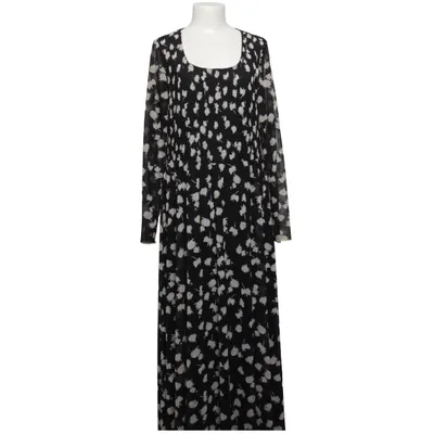 Maxi dress (Black, White) from Taifun Elastane, Polyester