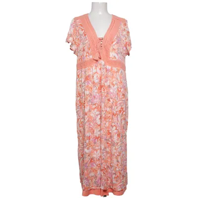 Robe longue (Orange, Multicolore) de Torrid Polyester, Viscose