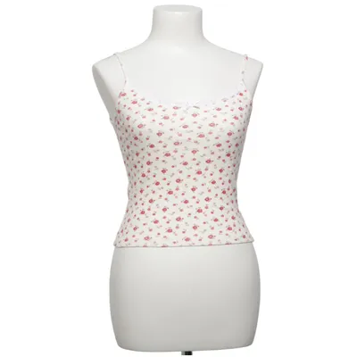 Tanktop (Wit, Rood, Groen) van Brandy Melville Katoen