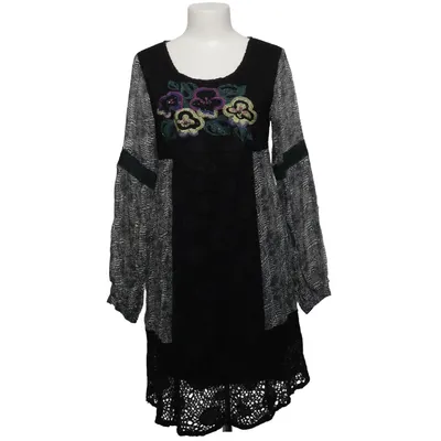 Jurk (Zwart, Wit, Meerkleurig) van Sophyline Elastaan, Polyester