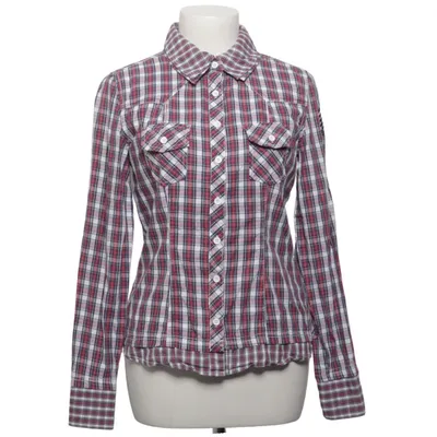 Chemise en flanelle (Rouge, Blanc, Bleu) de Sublevel Coton