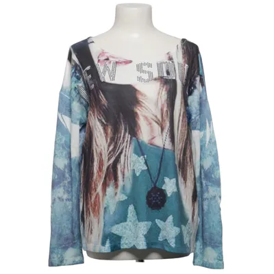 Lange mouwen shirt (Blauw, Wit, Meerkleurig) van NKD Elastaan, Polyester
