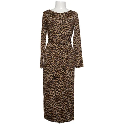 Maxi dress (Brown, Black) from Camilla Thulin Elastane, Polyester, Viscose
