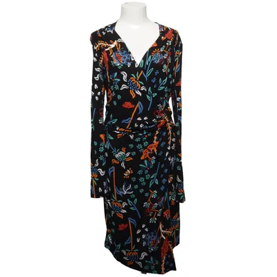 Wrap dress (Black, Multicolored) from Desigual Elastane, Viscose
