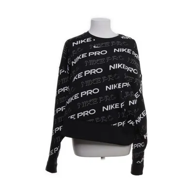 Sweatshirt (Zwart, Wit) van Nike Pro Elastaan, Polyester