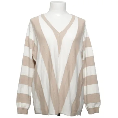 Pull-over (Beige, Blanc) de Mazing Coton