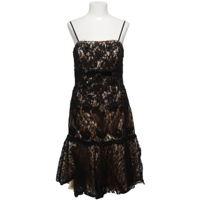 Robe de cocktail (Noir, Beige) de Niente Polyester