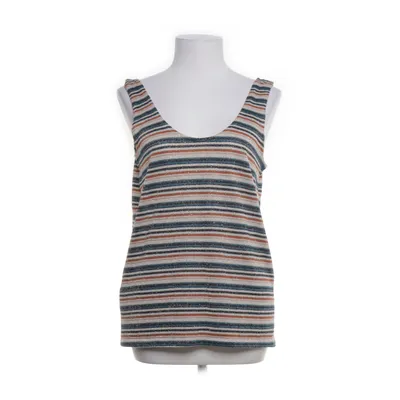 Tanktop (Wit, Blauw, Meerkleurig) van Promod Metallvezel, Polyester, Viscose