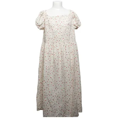 Klänning (Beige, Flerfärgad) från H&M Bomull, Viskos