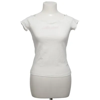 Top (Hvid) fra Gina Tricot Bomuld, Elastan