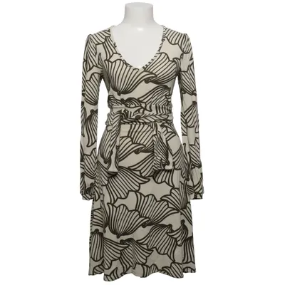 Wrap dress (Beige, Brown) from Nanso Elastane, Polyamide, Viscose