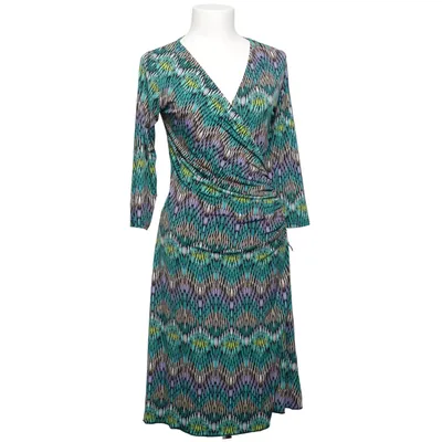 Jurk (Groen, Blauw, Lila) van Camilla Thulin Elastaan, Polyester