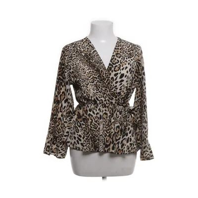 Wikkelblouse (Beige, Meerkleurig) van New Collection Elastaan, Polyester