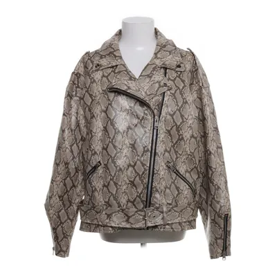 Bikerjacka (Beige, Svart) från Missguided Polyester, Polyuretan