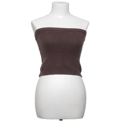 Tube top (Brown) from Outfitbook Acrylic, Polyamide, Polyester