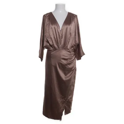 Robe de cocktail (Marron) de Bubbleroom Polyester, Élasthane