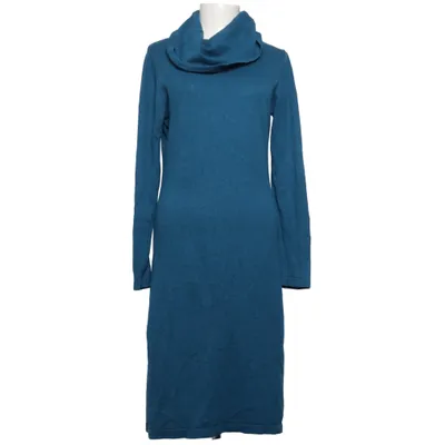 Turtleneck dress (Blue) from Patra Cashmere, Cotton, Silk