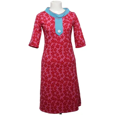 Jurk (Roze, Blauw) van Margot Katoen, Elastaan, Polyester