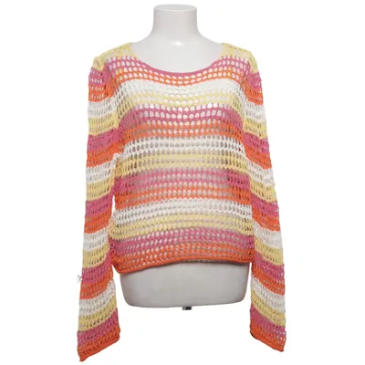 Sweater (Yellow, Pink, Orange, Multicolored) from Mango Cotton, Polyester