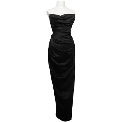 Maxikjole (Sort) fra House of CB Elastan, Polyester