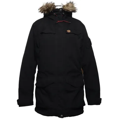 Parka (Black) from Fjällräven Acrylic, Polyamide, Polyester, Polyurethane