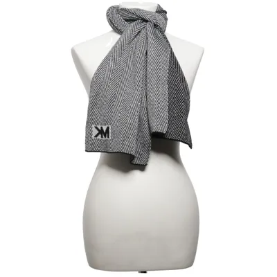 Halsduk (Svart, Silverfärgad) från Michael Kors Akryl, Metallfiber, Polyester