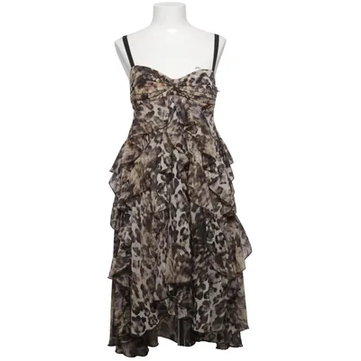 Klänning (Beige, Brun, Svart) från H&M Polyester