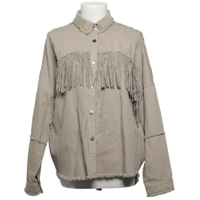 Denim shirt (Beige) from Zara Cotton