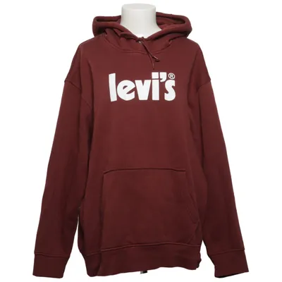 Huvtröja (Röd) från Levi Strauss & Co Bomull, Polyester