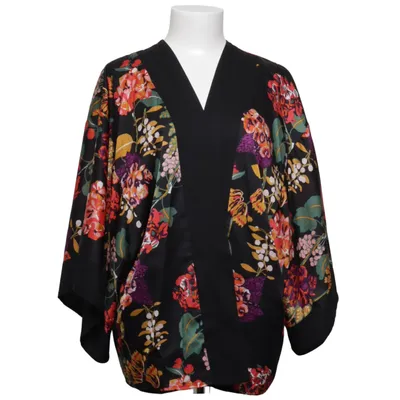 Kimono (Svart, Flerfärgad) från H&M Conscious Collection Återvunnen polyester