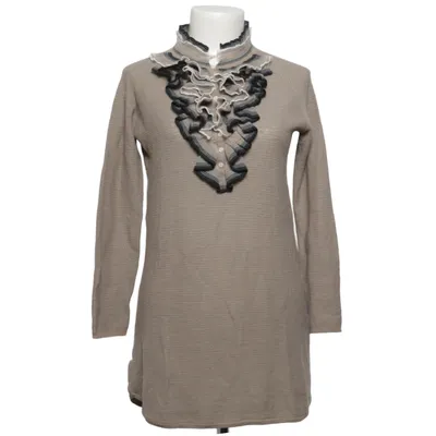 Dress (Beige) from Hoss Intropia Acrylic, Cotton, Metallic fiber, Polyamide, Wool