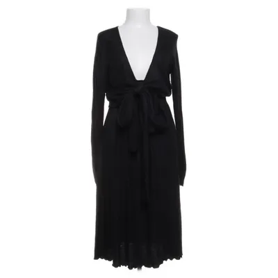 Robe portefeuille (Noir) de Anna Holtblad Élasthane, Laine