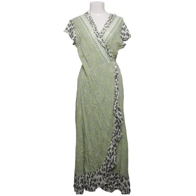 Robe portefeuille (Vert, Beige, Multicolore) de Bindi Viscose