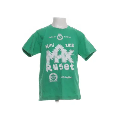 T-shirt (Grön, Vit) från Fruit of the Loom Bomull