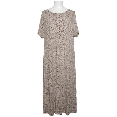 Jurk (Beige, Zwart) van Wednesday's Girl Elastaan, Viscose