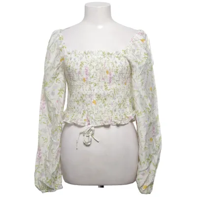 Crop top (White, Multicolored) from Aware by Vero Moda Lyocell
