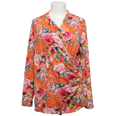 Wrap top (Orange, Multicolored) from Camilla Thulin Elastane, Viscose