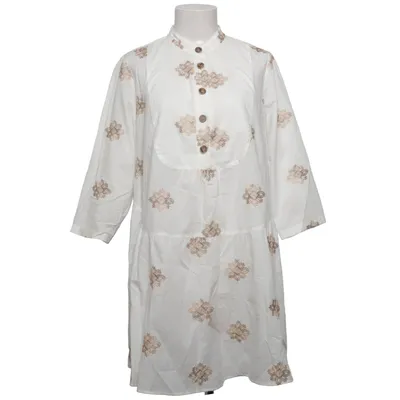 Klänning (Vit, Beige) från Elena Miro Bomull, Polyester