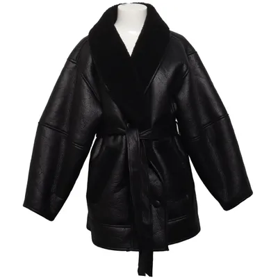 Shearling jas (Hanna Schönberg x NA-KD) van NA-KD Polyester