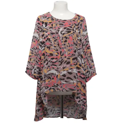 Blouse (Marron, Multicolore) de Mocca Élasthane, Polyester