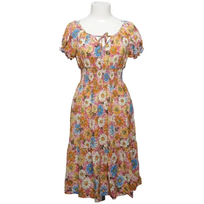 Dress (Pink, Multicolored) from Comeng Viscose