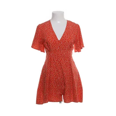 Jumpsuit (Rood, Wit) van Vintage Dressing Polyester